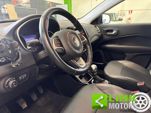 JEEP Compass 1.6 Multijet II 2WD KM CERT, PELLE, NAV,FULL-LED.