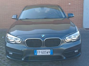 BMW SERIE 1 DIESEL 150cv MANUALE 05/2018 KM120.000 LED/NAV/SENS ANT/ POST