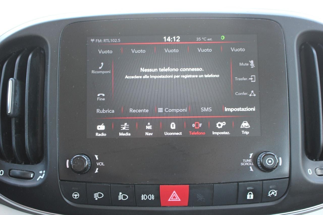 Fiat 500L LOUNGE 7 POSTI *PREZZO VERO* CRONO TAGLIANDI PELLE