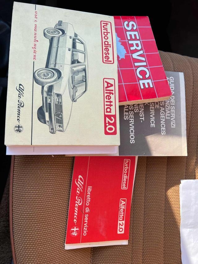 ALFA ROMEO Alfetta 2.0 turbodiesel A/C TOP CONDITION