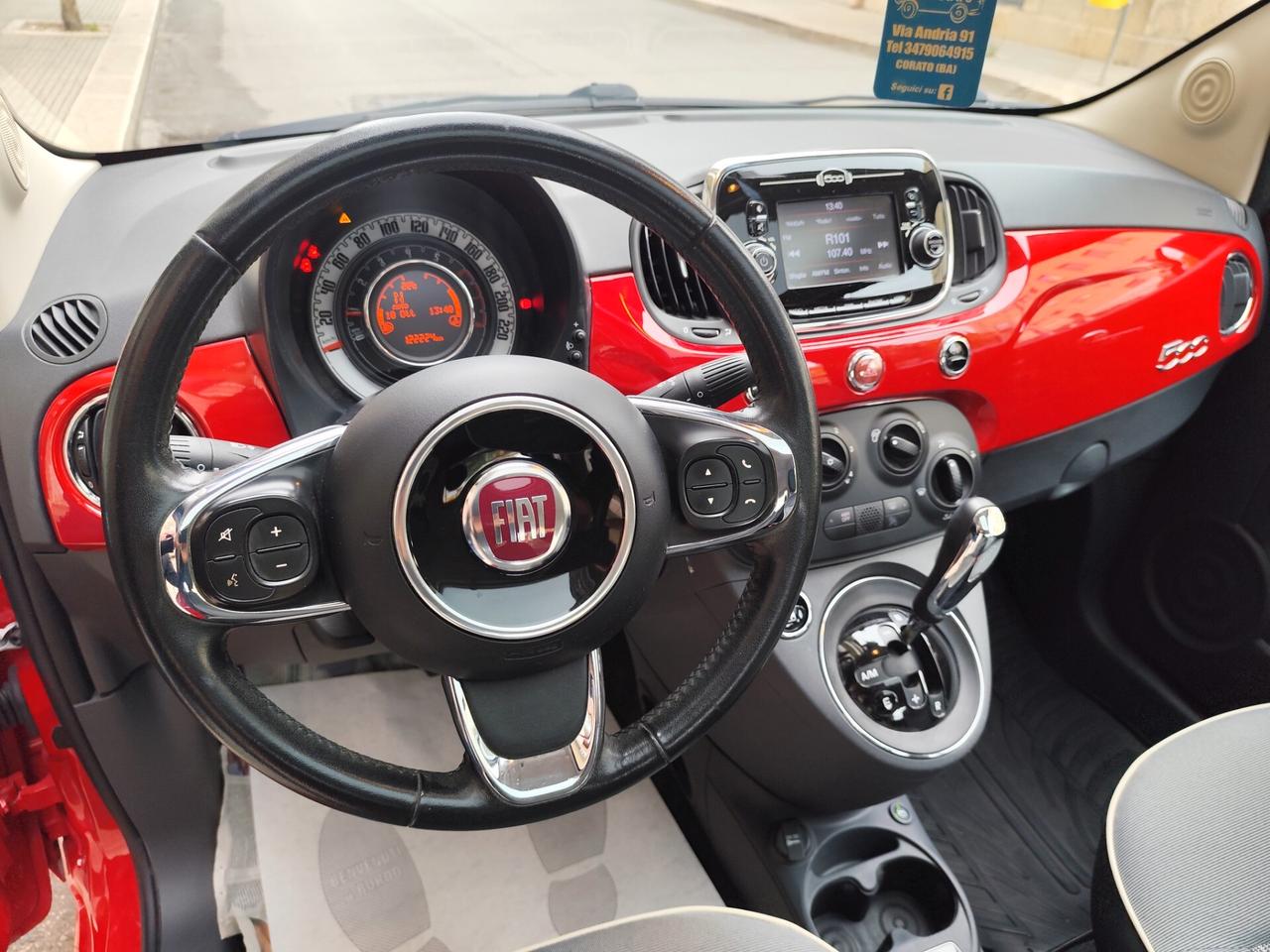 Fiat 500 1.2 EasyPower GPL Lounge AUTOMATICA