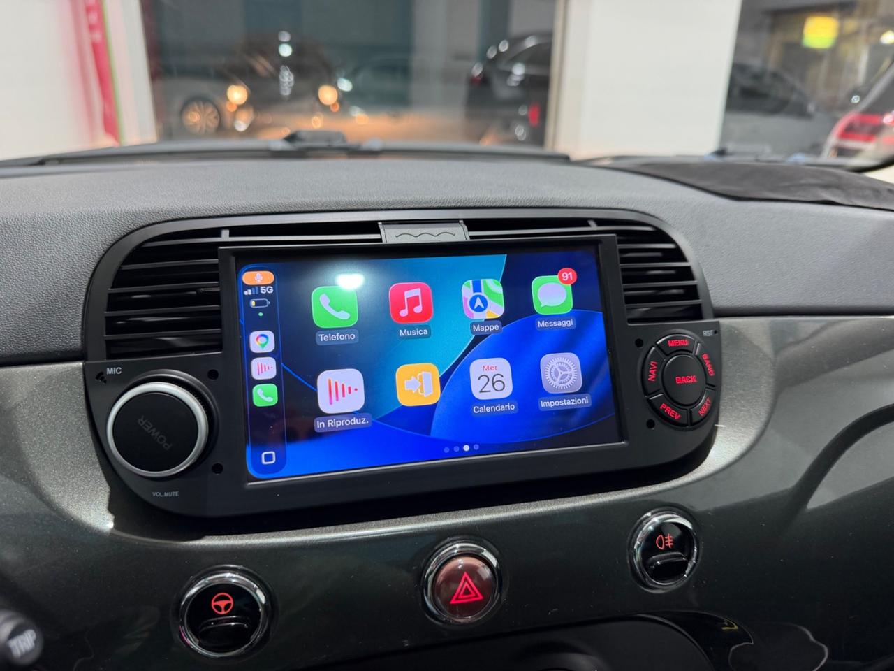 FIAT 500 1.2 LOUNGE 2015 *61 MILA KM *UNICOPROPRIETARIO