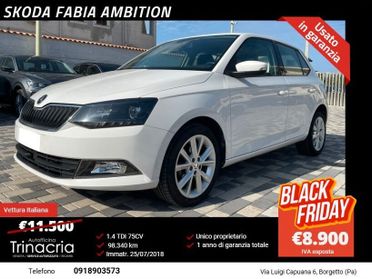 Skoda Fabia Ambition 1.4 TDI 75 CV