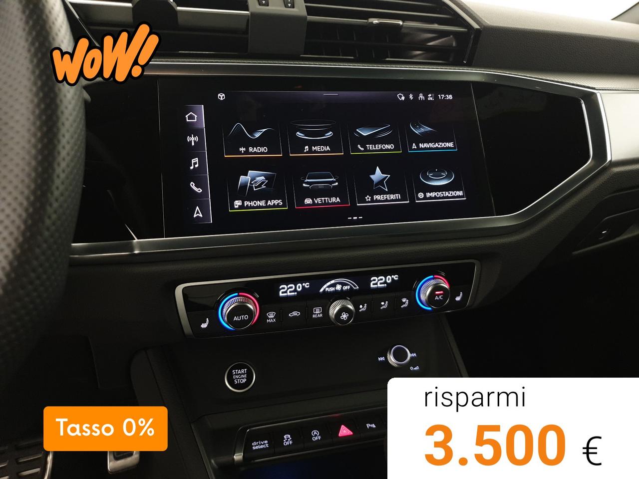 Sportback 35TDI 150CV S tronic Identity Black