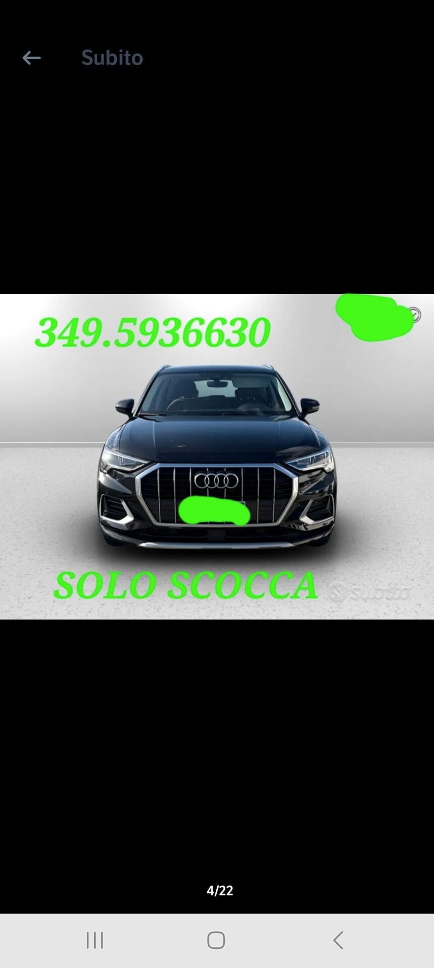 Audi Q3 35 TDI incidentata sinistrata mondialcars 11.022