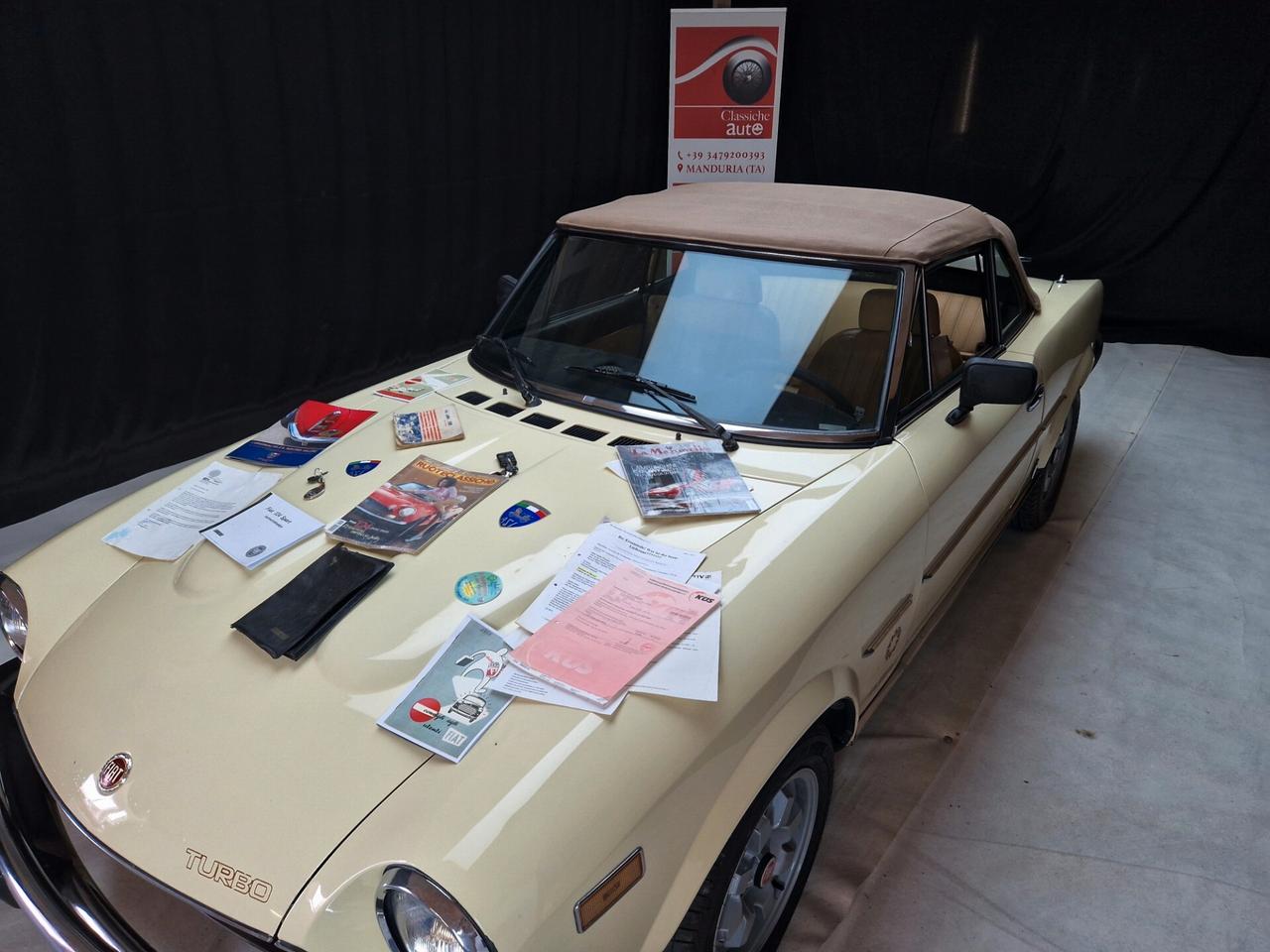 Fiat 124 Spider Turbo 2.0 cc certif. ASI CRS