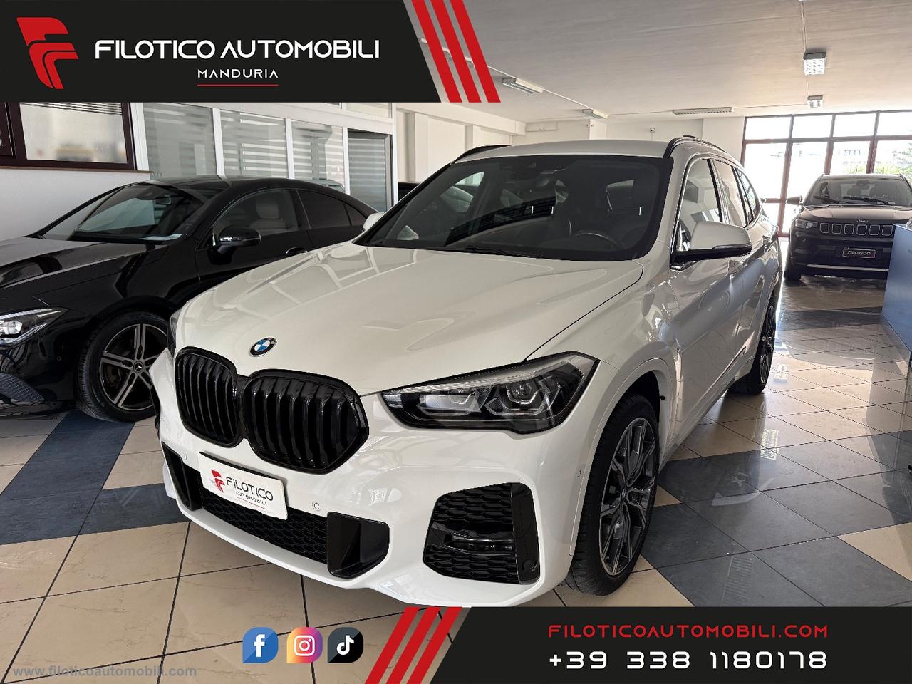BMW X1 xDrive20d Msport AUTO KM 75.260 PACK TOTAL BLACK - CERCHI DA 19