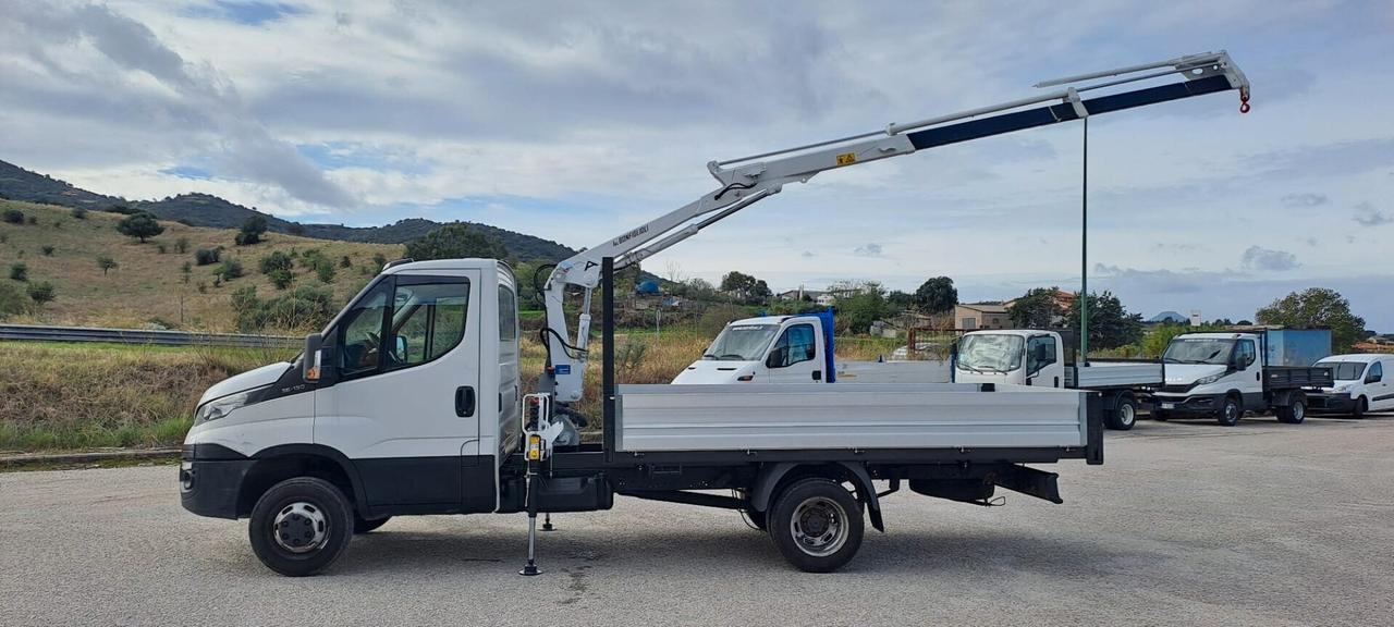 Iveco Daily 35C13 2.3 CASSONE CON GRU BONFIGLIOLI