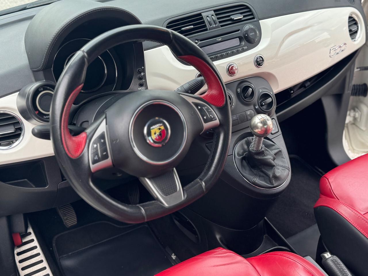 Abarth 595 1.4 Turbo T-Jet 160 CV Turismo Pelle Rossa !