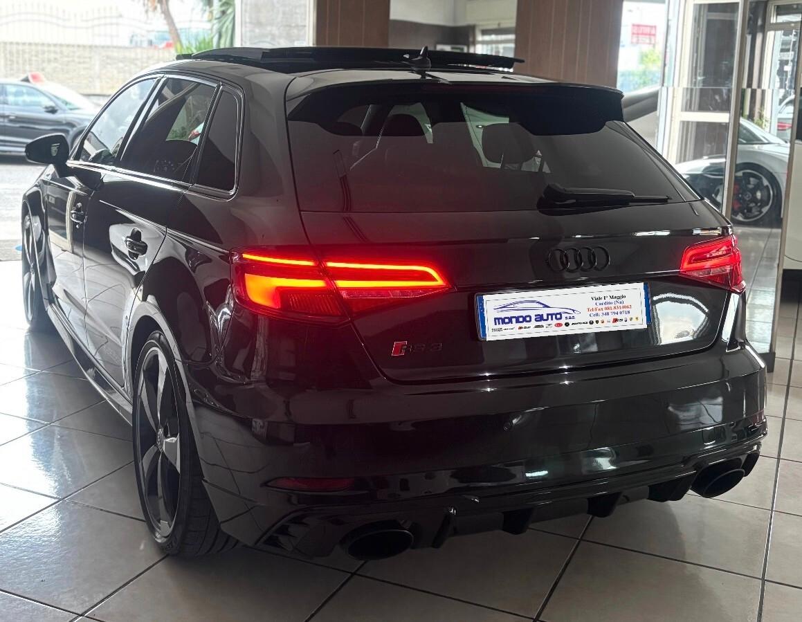 Audi RS3 2.5 TFSI 400 CV QUATTRO S-TRONIC SPORTBACK UFFICIALE