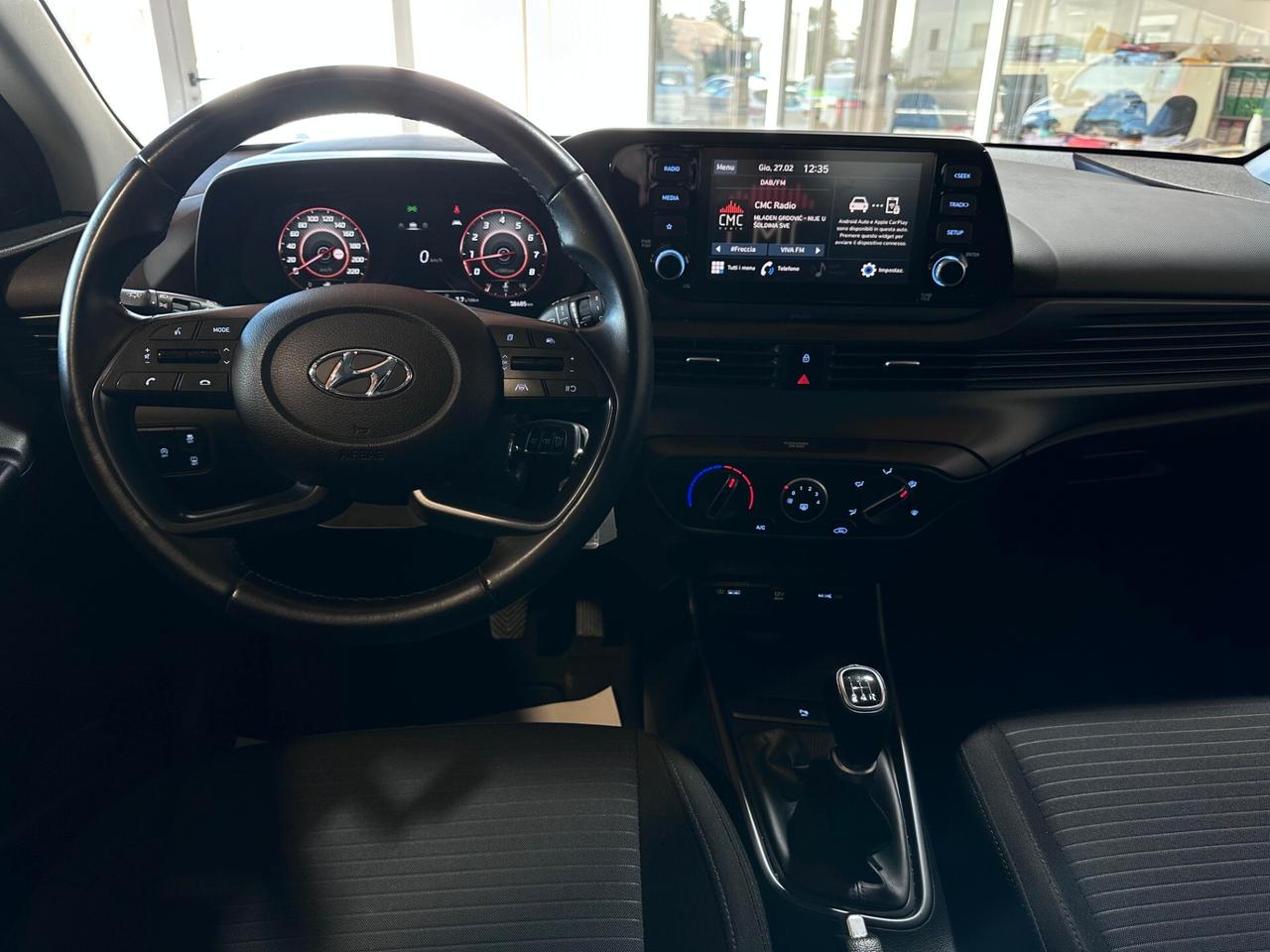 Hyundai i20 III 2022 1.2 mpi Connectline *UniProprietario *NeroMetallizzato*Cerchi inLega *AppleCarplay*Retr