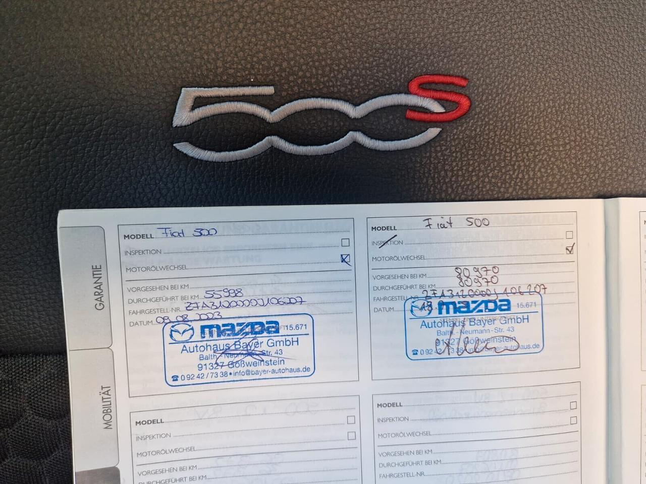 Fiat 500 "S" 1.2 Neopatentati
