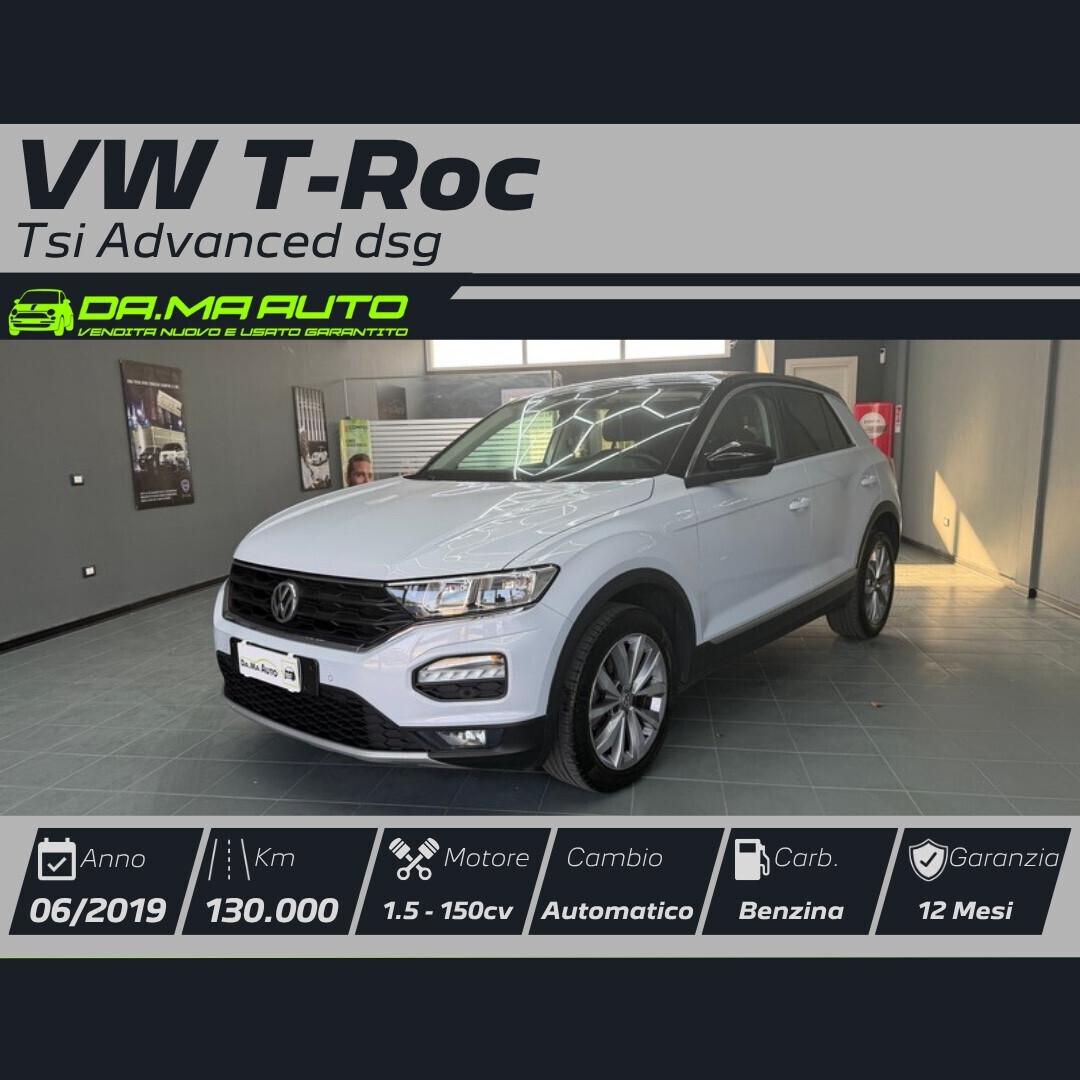 Volkswagen T-Roc 1.5 Tsi DSG Advanced BlueMotion Tech