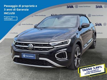 Volkswagen T-Roc Cabriolet Cabriolet 1.5 TSI 150CV DSG Style