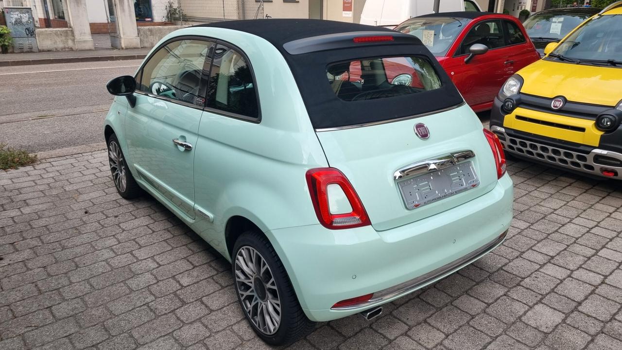 Fiat 500 C 1.2 Lounge 69 cv anno 2017 km 54000