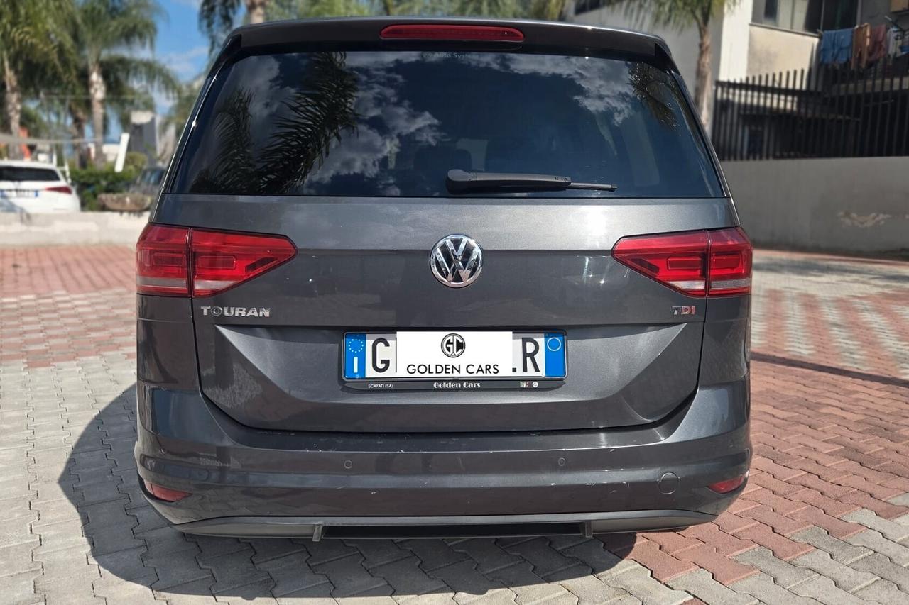 Volkswagen Touran 1.6 tdi Highline 115CV dsg 7p Uff Italy Navi Clima