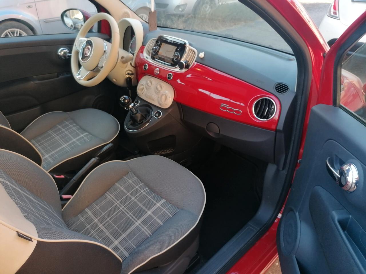 Fiat 500 1.2 benzina full optional(UNICO PROPRIETARIO)
