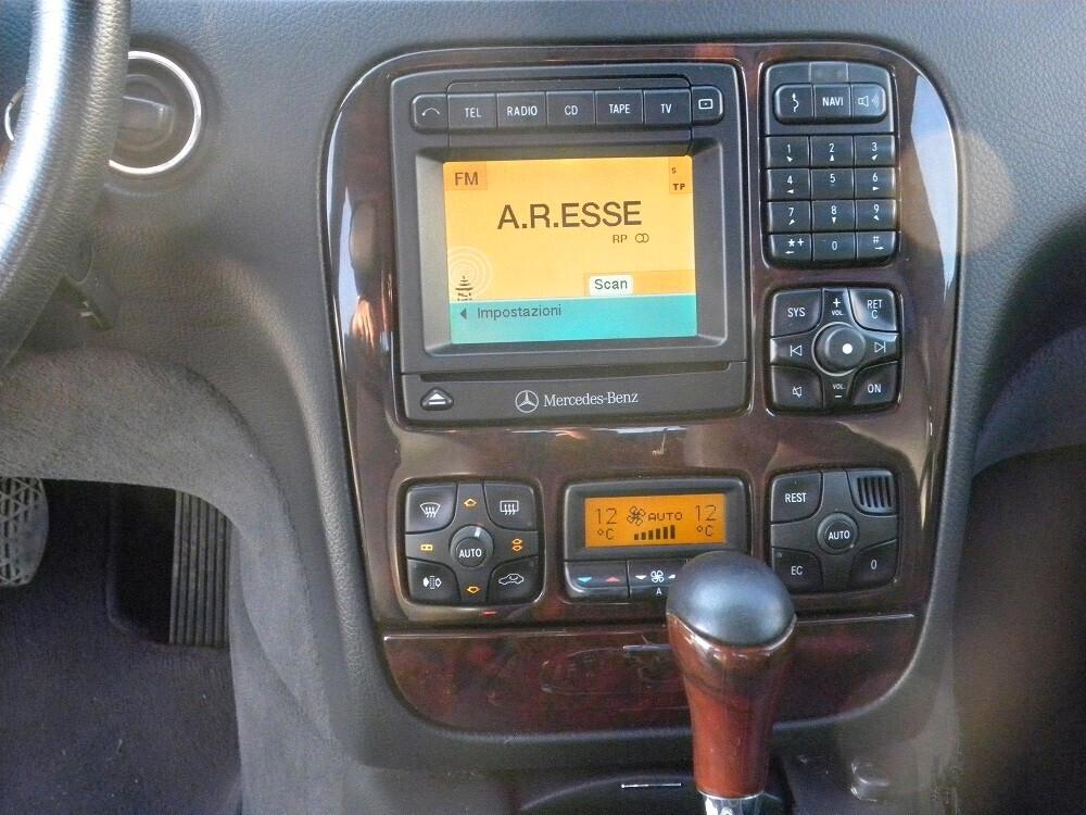 Mercedes-benz S 320 AMG TETTO PELLE MEMORY UNIPRO CRUISE XENON CLIMA BOSE TV SOSPENSIONI ADATTIVE