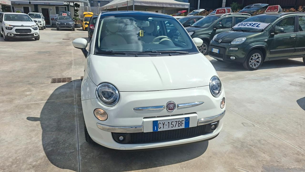 Fiat 500 1.2 Lounge 2015 con tetto panoramico