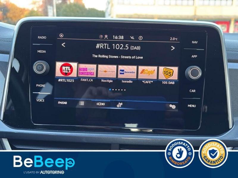 Volkswagen T-Roc 1.0 TSI STYLE 110CV