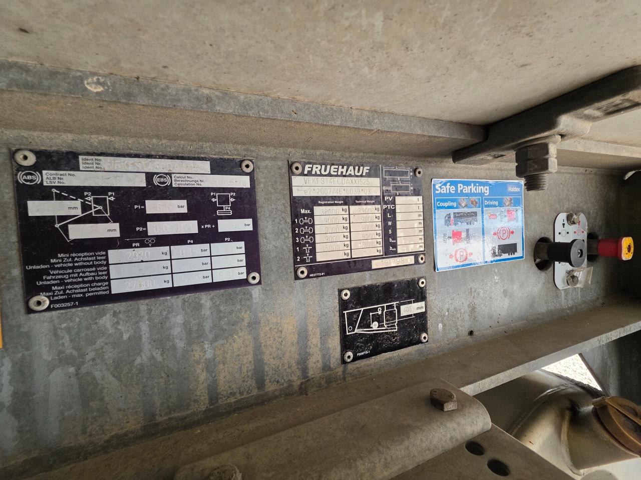 SEMIRIMORCHIO FRIGO FRUEHAUF 2013 (ATP FRC 3 ANNI)