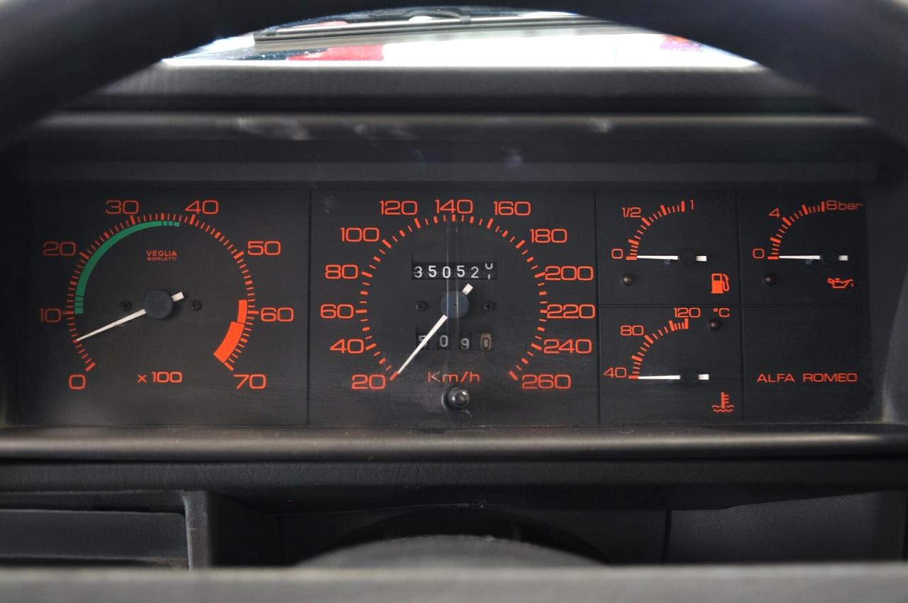 Alfa Romeo 75 2.0i TS 1a serie ASI CRS quadro arancio
