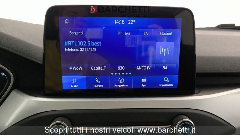 Ford Focus 4ª SERIE 1.5 ECOBLUE 120 CV AUTOMATICO SW BUSINESS CO-PILOT