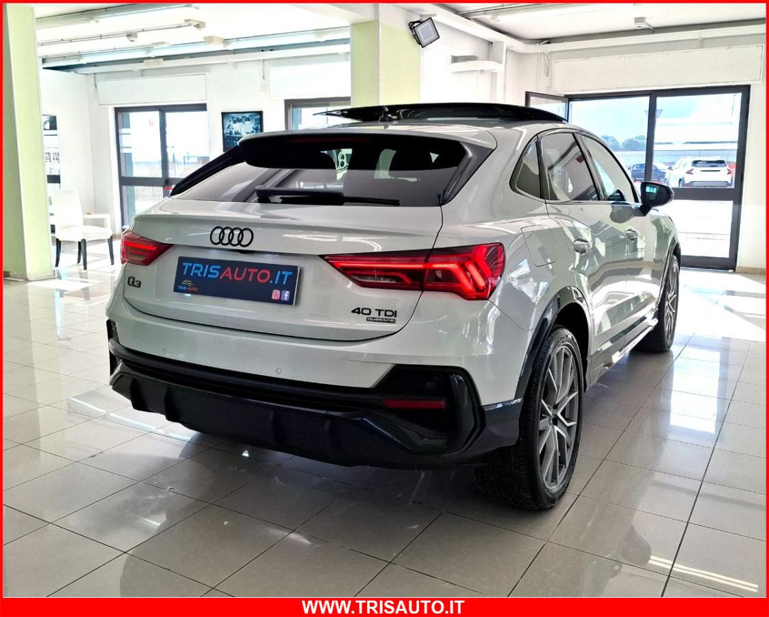 AUDI Q3 SPB 40 2.0 TDI S-Tronic Quattro S-Line Black Identity (TETTO PANORAMICO APRIBILE)
