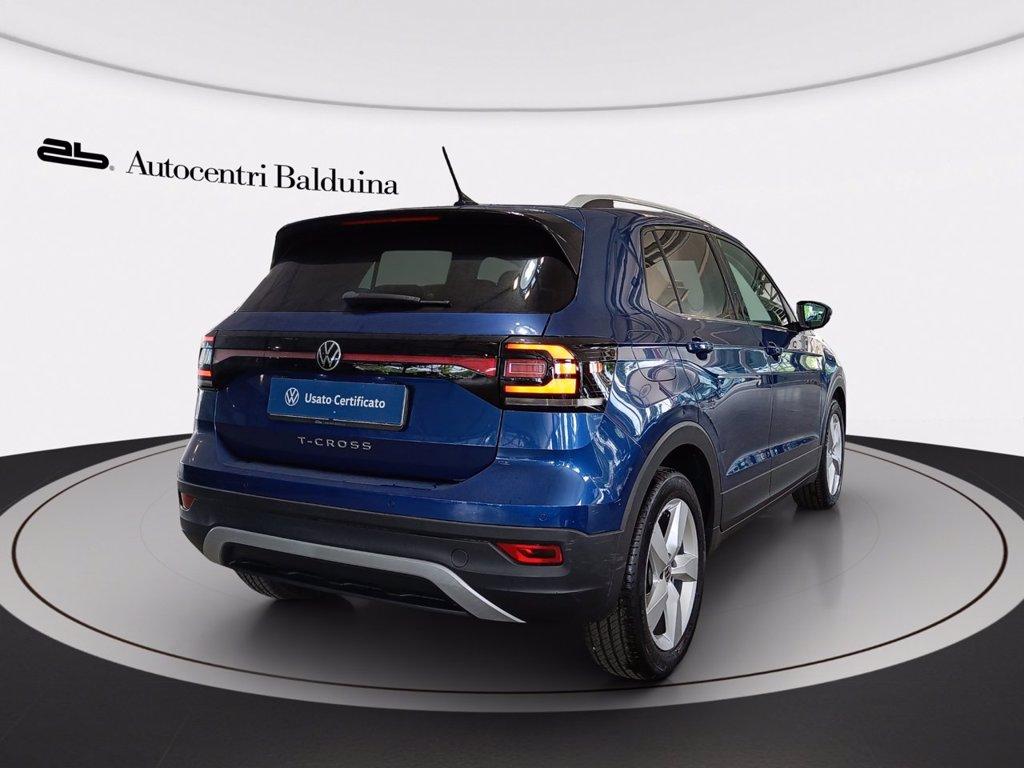 VOLKSWAGEN T-cross 1.0 tsi advanced 110cv del 2022