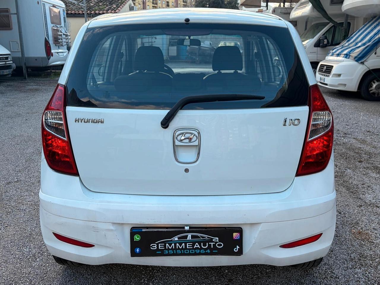 Hyundai i10 1.0 67Cv EURO5 12 MESI DI GARANZIA.