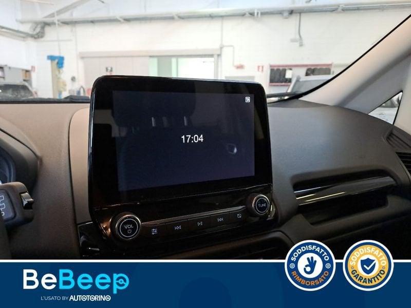 Ford EcoSport 1.0 ECOBOOST TITANIUM S&S 125CV MY20.25