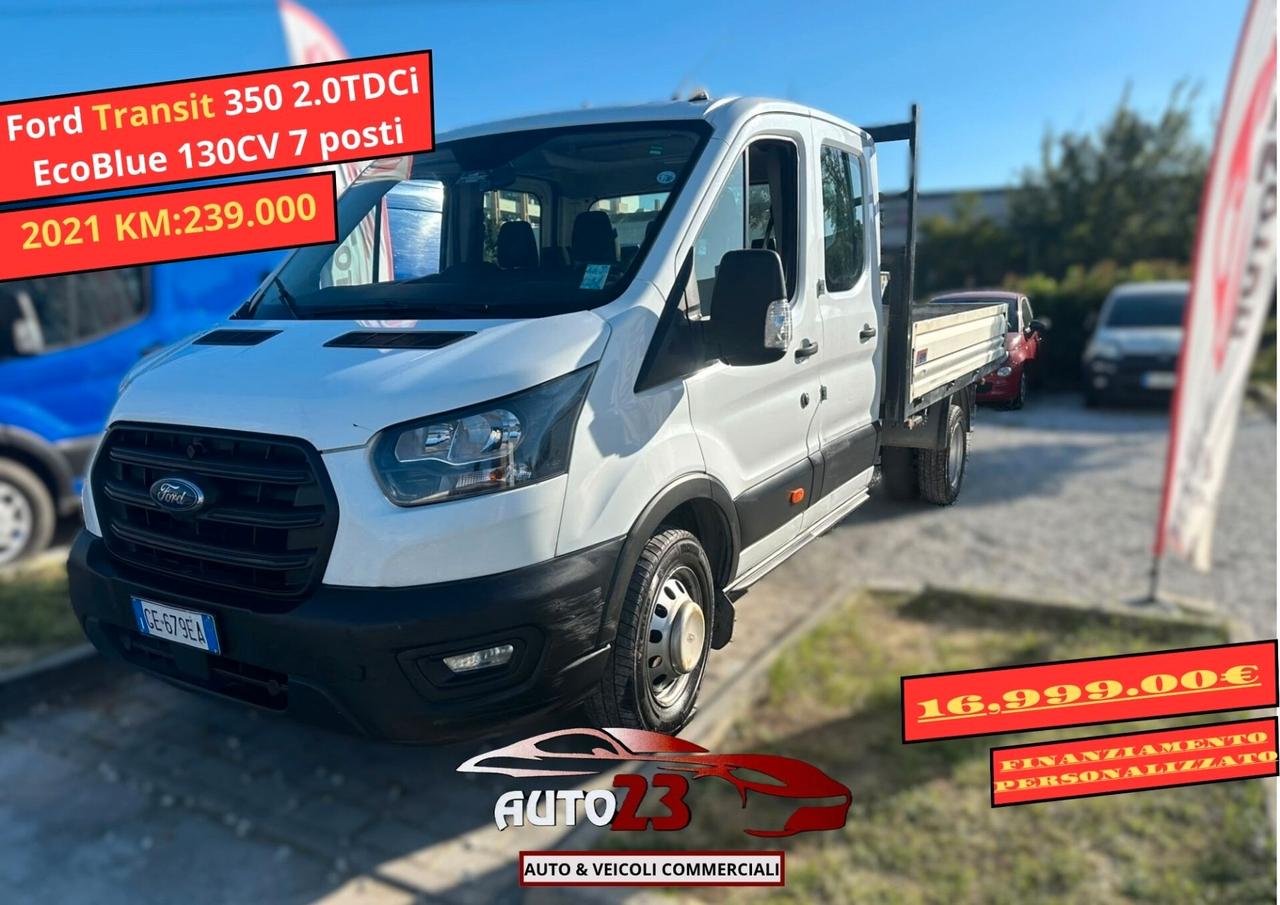 Ford Transit 350 2.0TDCi EcoBlue 130CV 7 posti