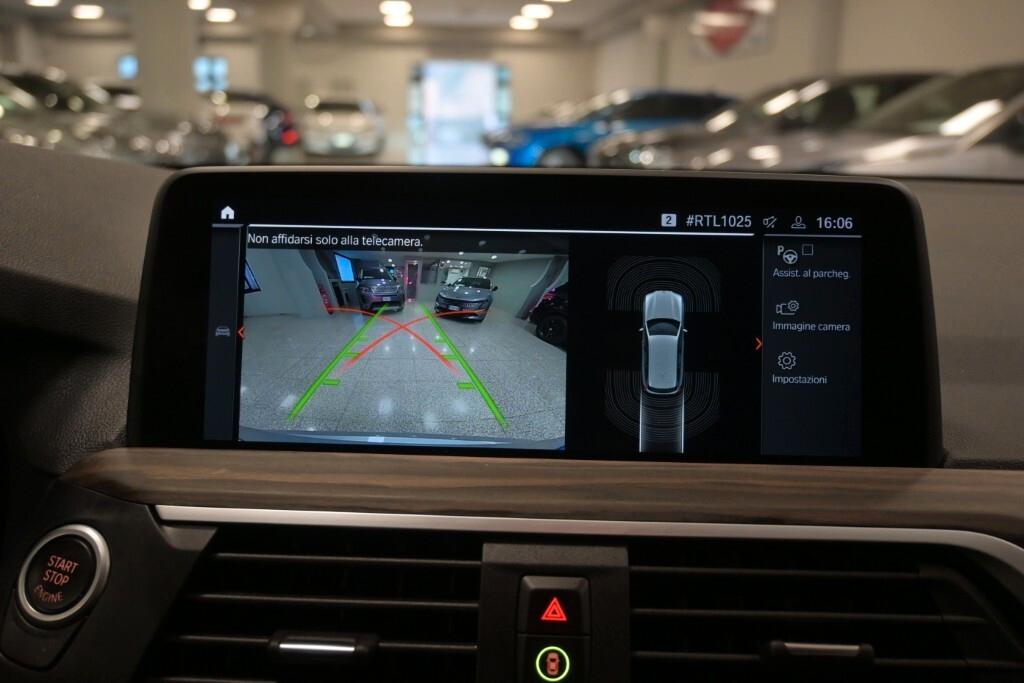 BMW X3 18D 150CV STEPTRONIC 48V S-DRIVE BUSINESS ADVANTAGE ( FARI LED - NAVI - MIRROR - CLIMA TRIZONA - BMW DIGITAL COCKPIT - PARK ASSISTANT - TELECAMERA POST. - CERCHI 18 )