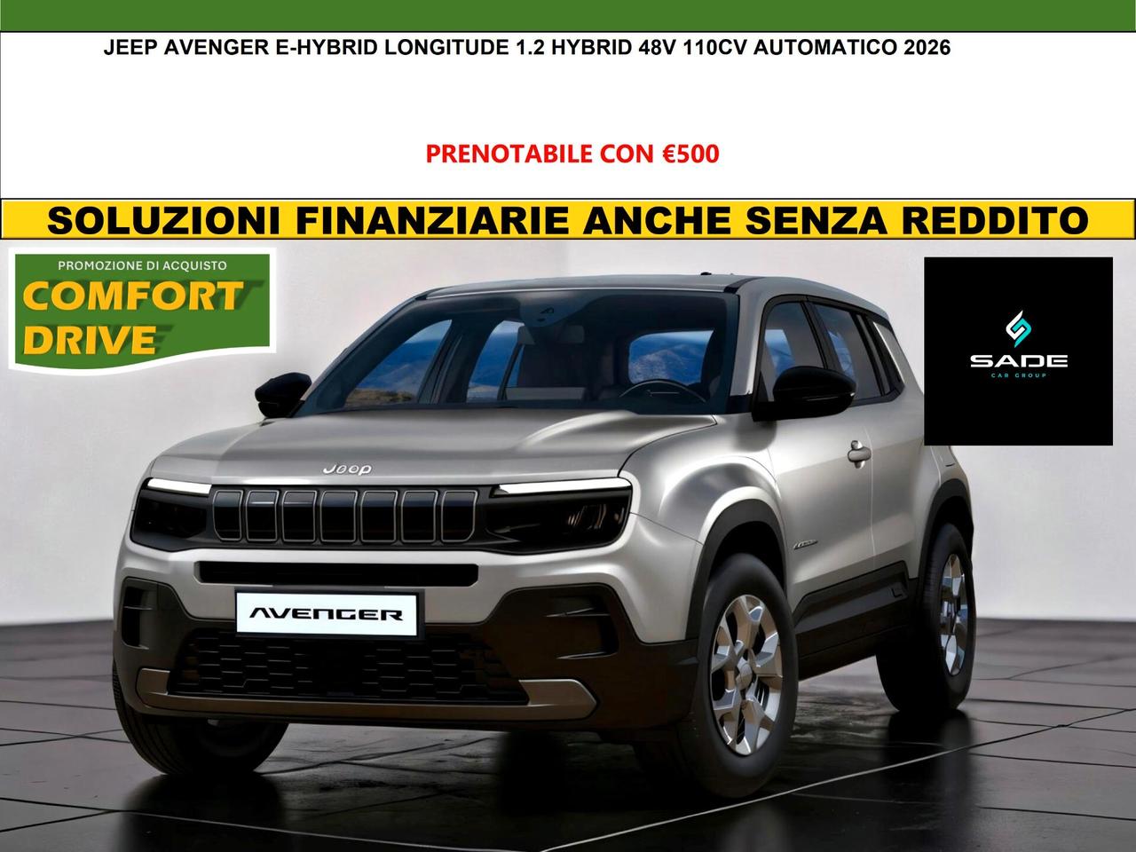 Jeep Avenger 1.2 Turbo 100 CV MHEV Longitude