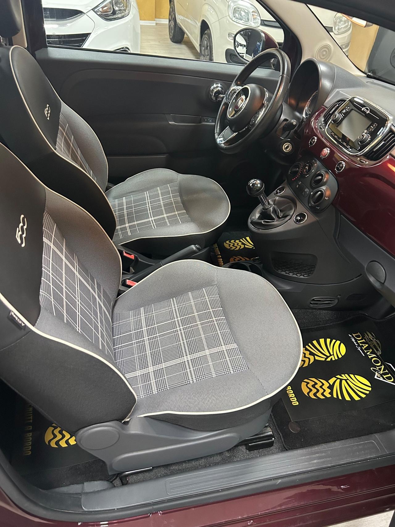 FIAT 500 1.3 Multijet 95 CV Lounge “FULL/TETTO/LED”-2017