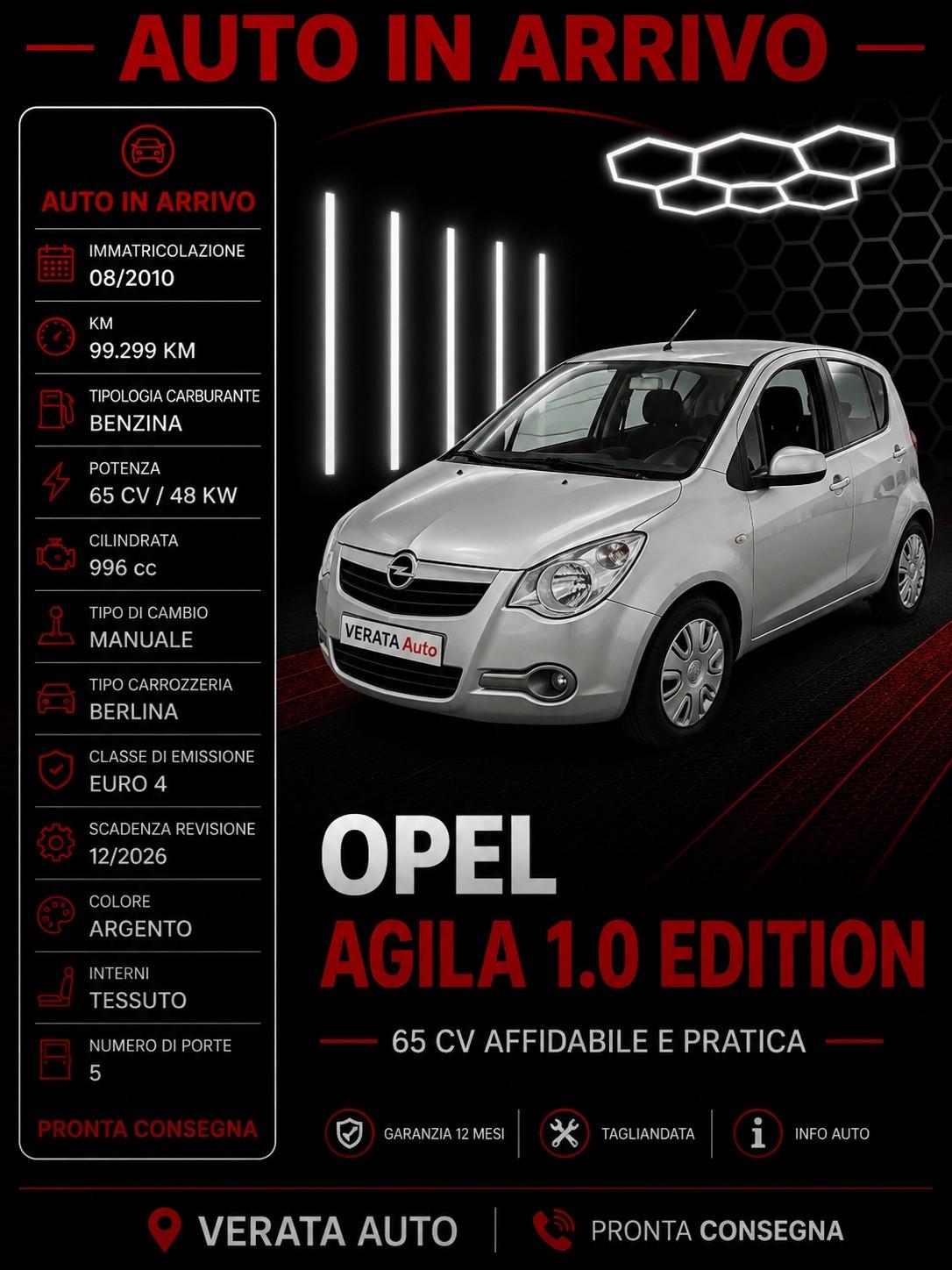 Opel Agila 1.0 12V 65CV