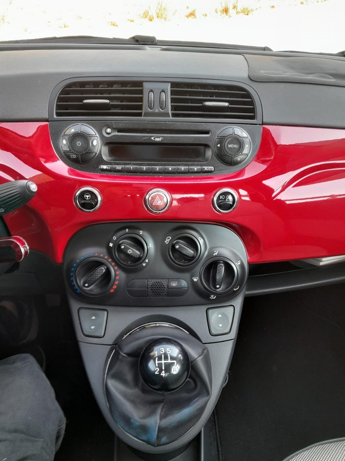 Fiat 500 1.3 Multijet 16V 75 CV Lounge rossa