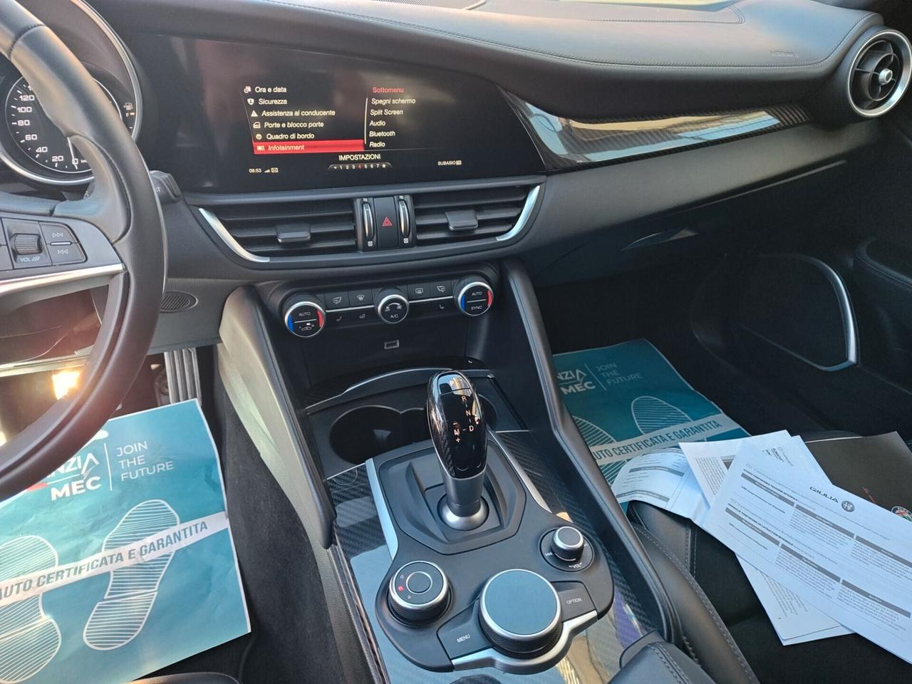 ALFA ROMEO GIULIA 2.2 210 CV AT8 Q4 VELOCE TI