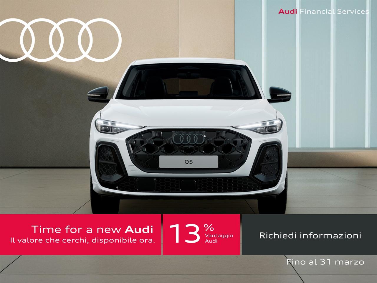 Audi Q5 sportback 2.0 tfsi mhev+ s line edition quattro 204cv s-tronic