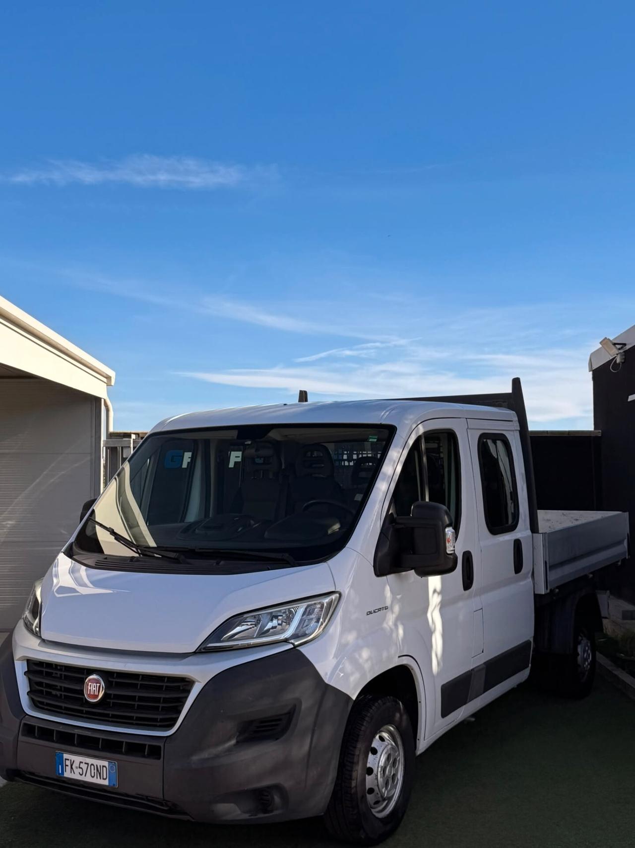Fiat Ducato 33 2.0 MJT 115CV DOPPIA CABINA, 7 POSTI Cassonato
