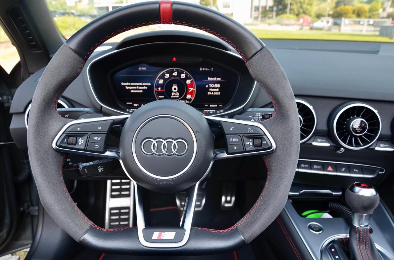 AUDI TT ROADSTER 40 2.0 TFSI S-TRONIC S-LINE COMPETITION PLUS 197cv, GARANZIA UFF BMW, SERVICE AUDI, EURO 6D, 20", NAVI, PERMUTE