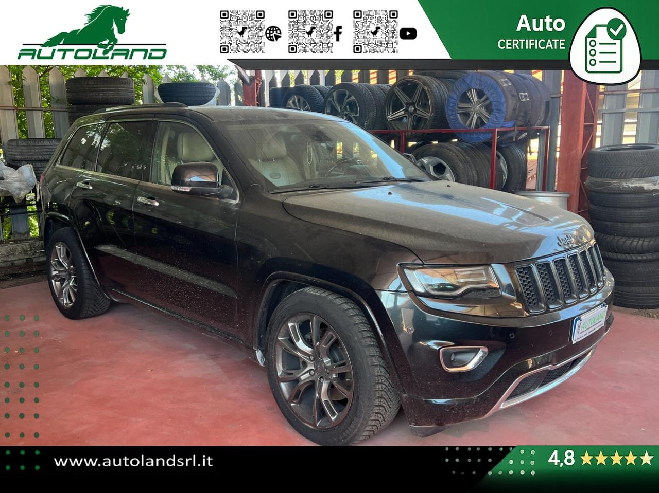 Jeep Grand Cherokee 3.0 crd V6 Overland 250cv auto
