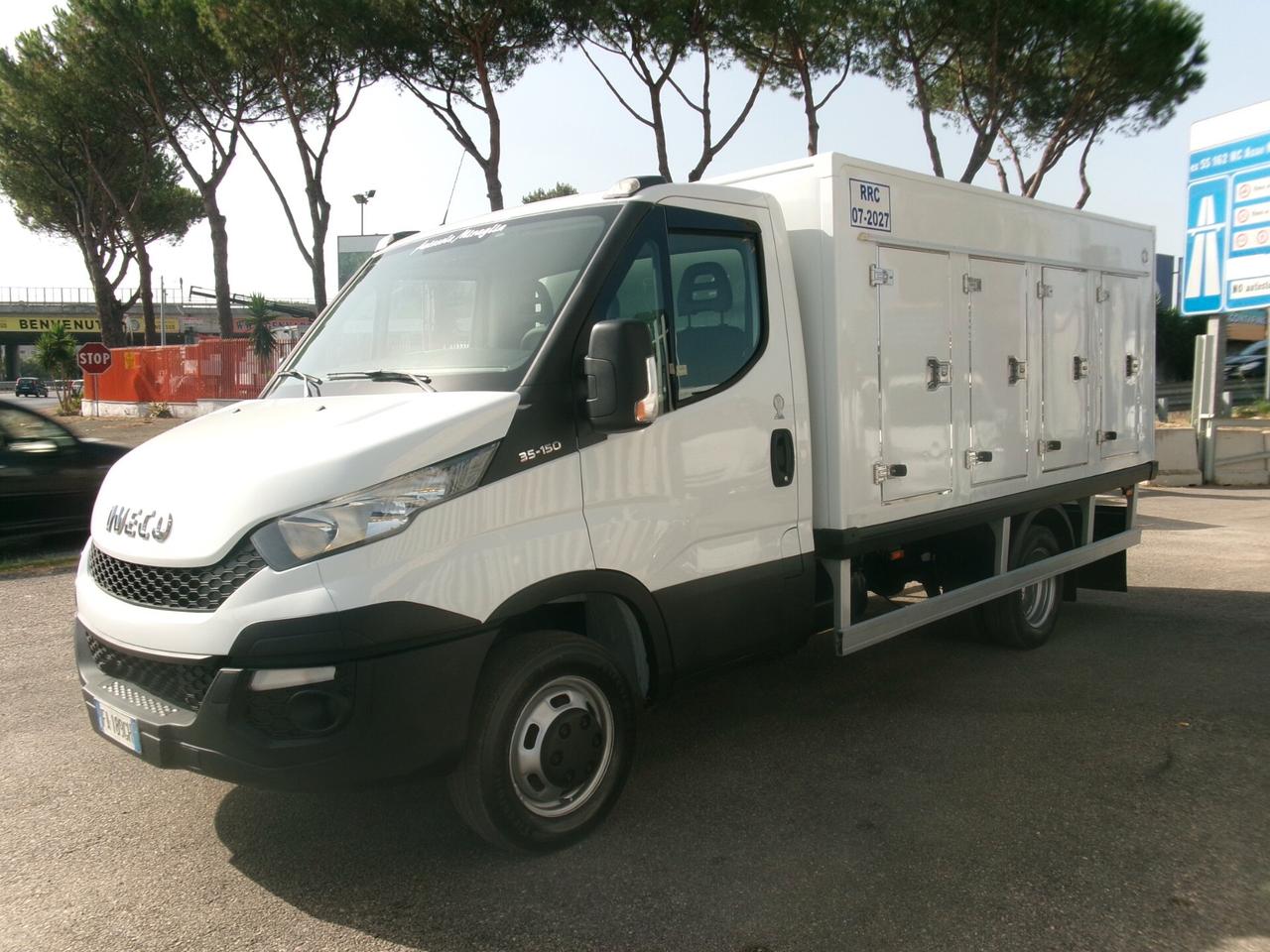 Iveco Daily 35C15 3000 150CV E5 FRIGO PIASTRE RRC 07/2027 8 SPORTELLI