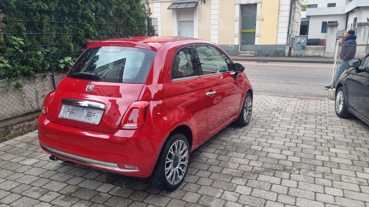 Fiat 500 lounge benzina 69 cv anno 2018 km 57000