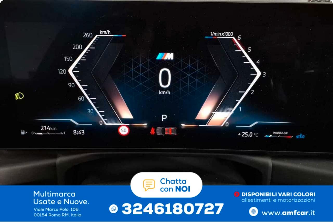 Bmw 318d 48V Msport Sw Cambio automatico Navi