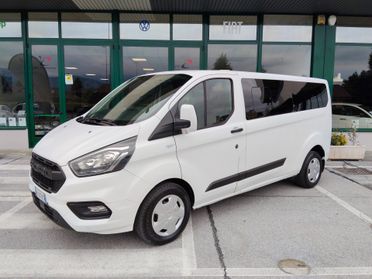 Ford Transit Custom 9 posti 2.0TDCi 130cv passo lungo Hybrid 12/2019