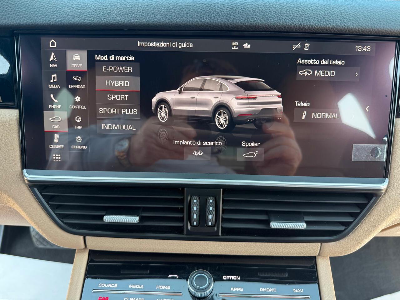 Porsche Cayenne Coupé 3.0 V6 E-Hybrid/tetto pan/scarico/pasm/bose