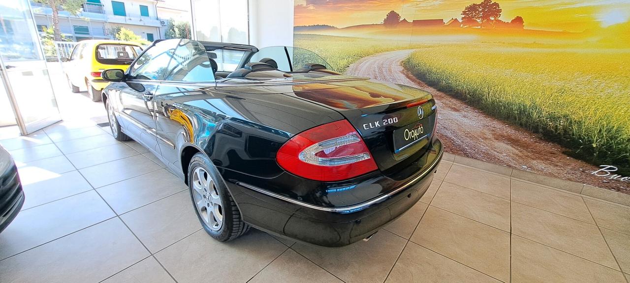 Mercedes CLK 200 Cabrio Elegance-PELLE-CRUISE*ASI*PDC...