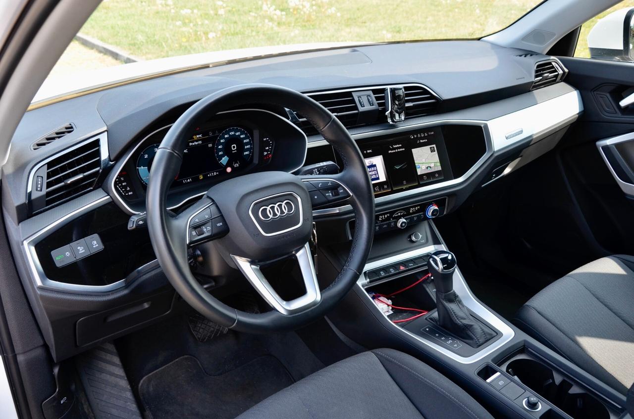 AUDI Q3 35 2.0 TDI BUSINESS 150cv S-TRONIC, GAR, AUDI 8/26, UNICOPR, SERVICE AUDI, UFF ITALIANA, EURO 6E, FULL LED, PERMUTE