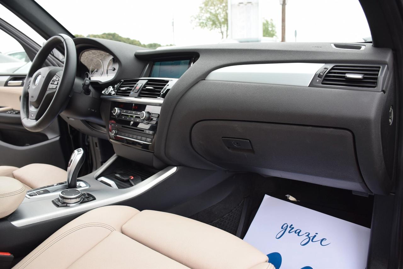 Bmw X3 4X4 xDrive20d AUTOM. xLine TETTO NAVI SENSORI CAM IVA DETR.